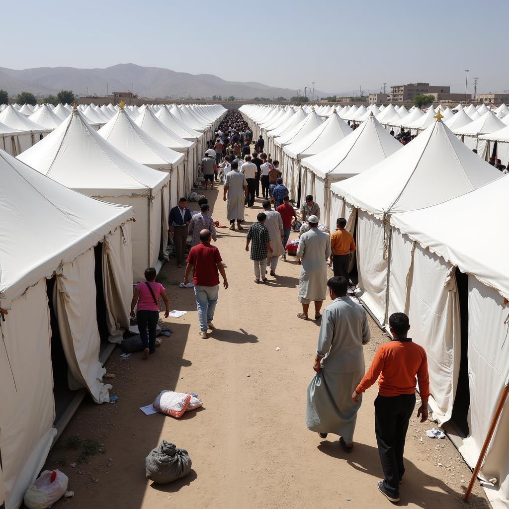 Relief Tents in Pakistan