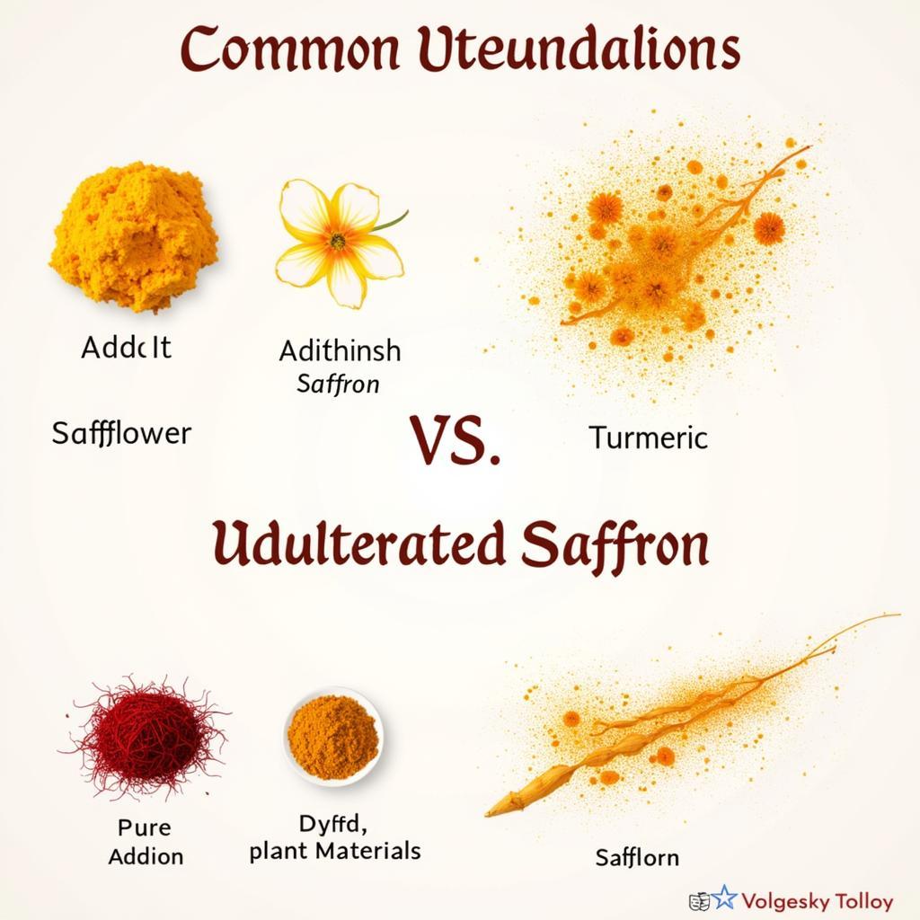 Examples of Saffron Adulteration