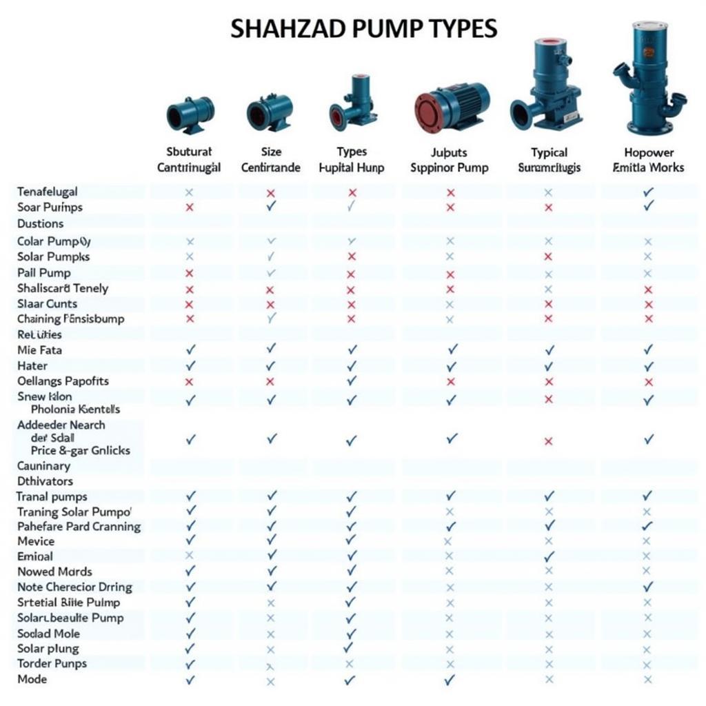 Comparison of Different Shahzad Pump Types