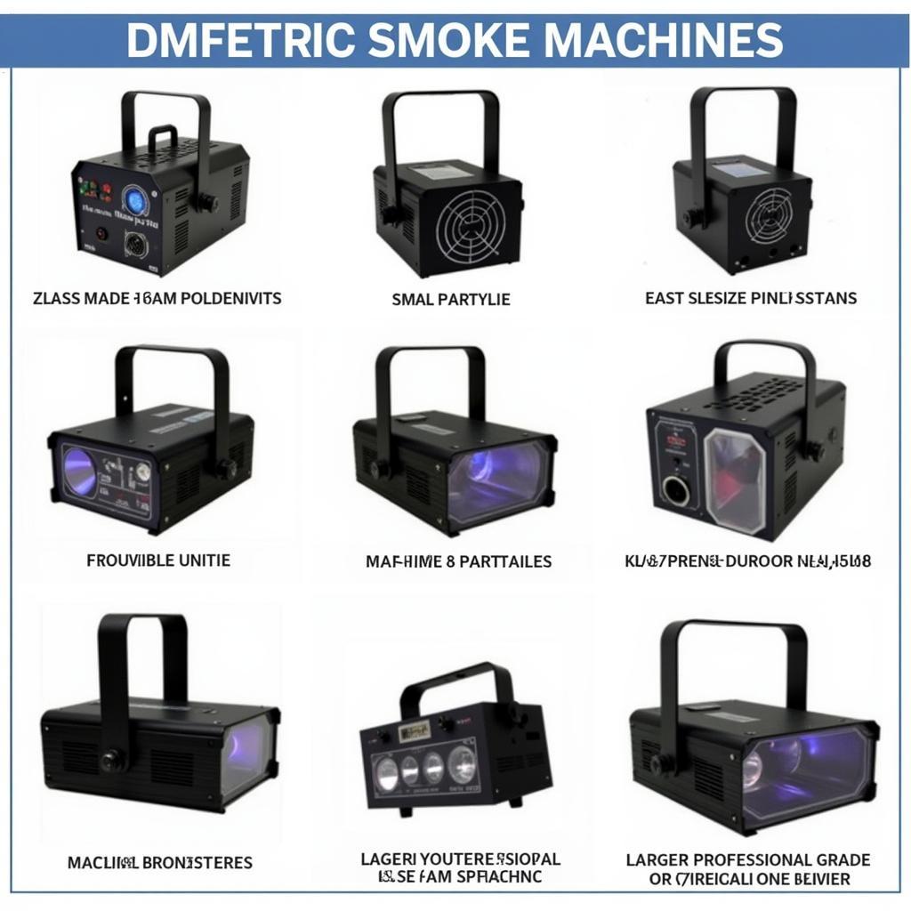 Smoke machines of varying sizes and prices available in Pakistan