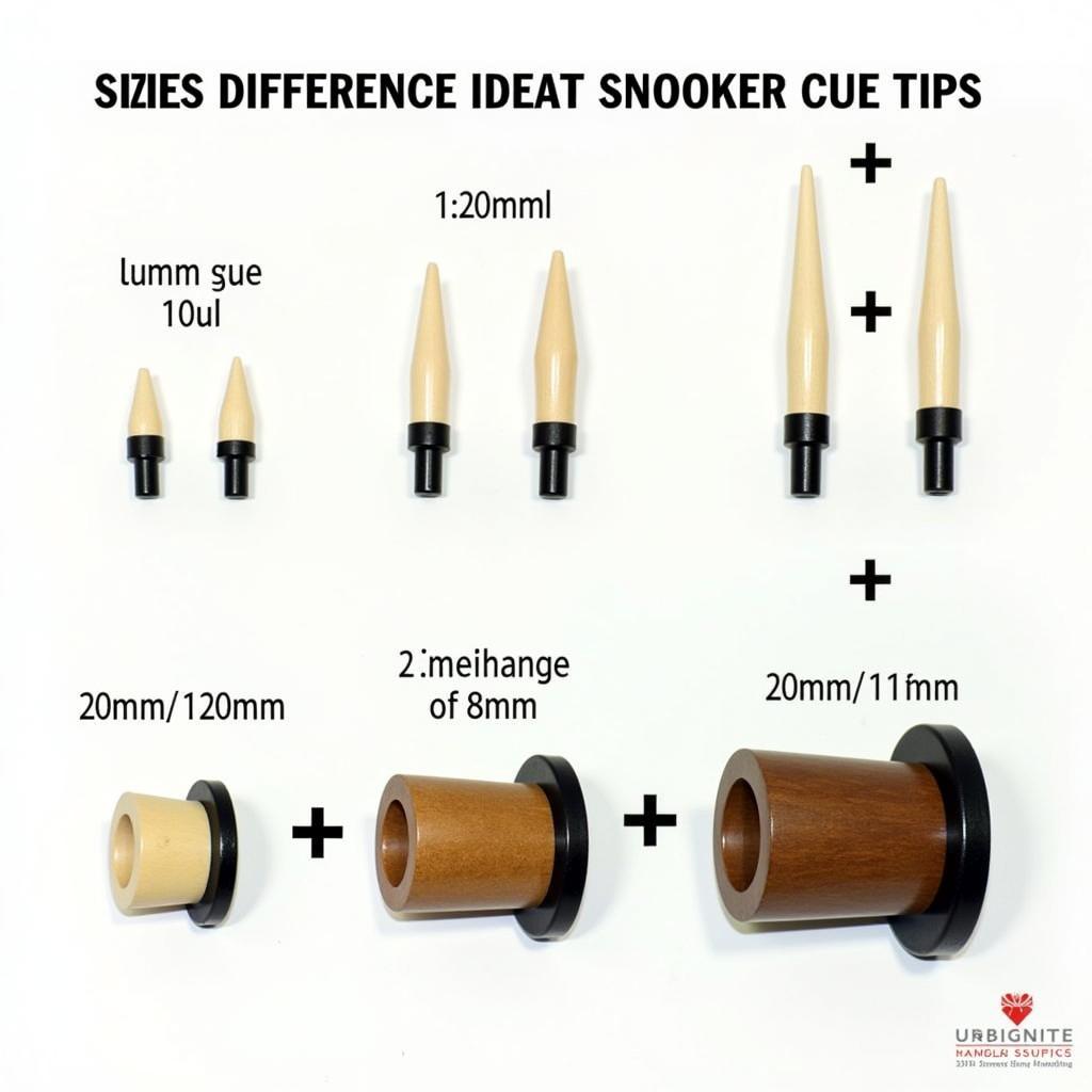 Different Snooker Cue Tip Sizes