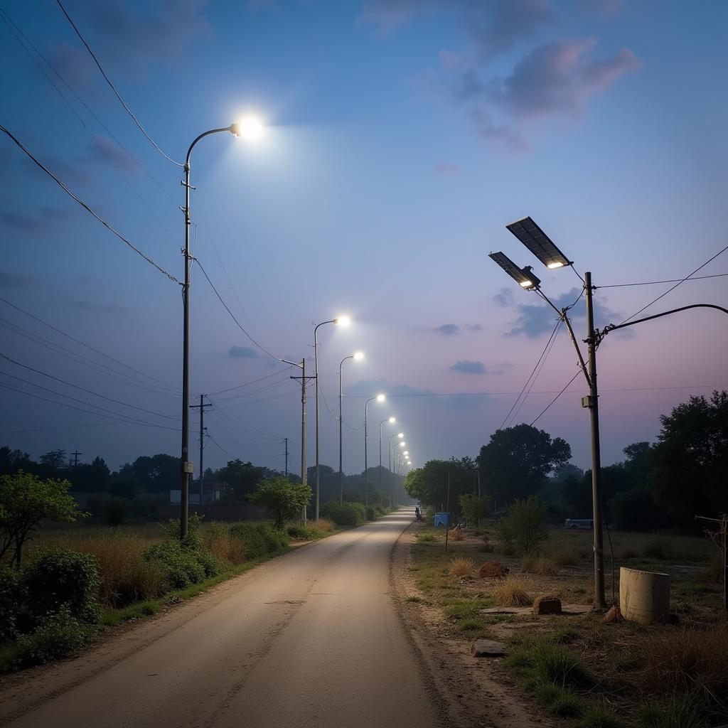 Solar street light pricing in Pakistan varies depending on battery and panel size.