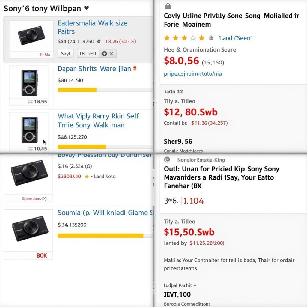 Online Retailers Selling Sony Walkmans in Pakistan