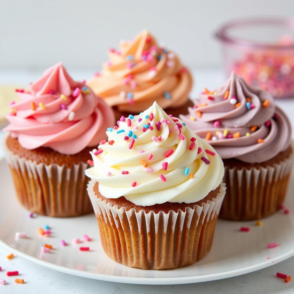 Sprinkles Decorated Cupcakes