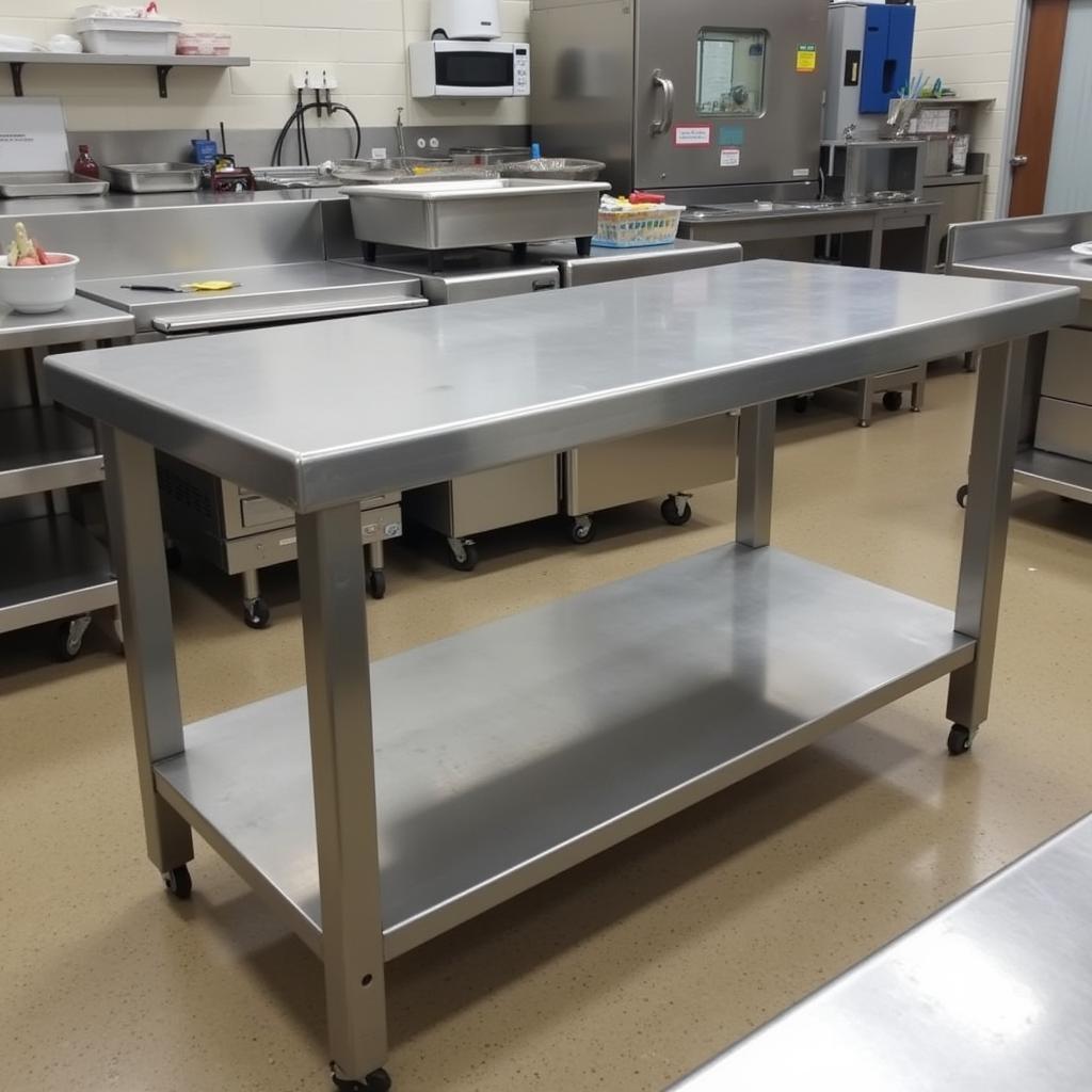 Stainless Steel Delivery Table in Pakistan