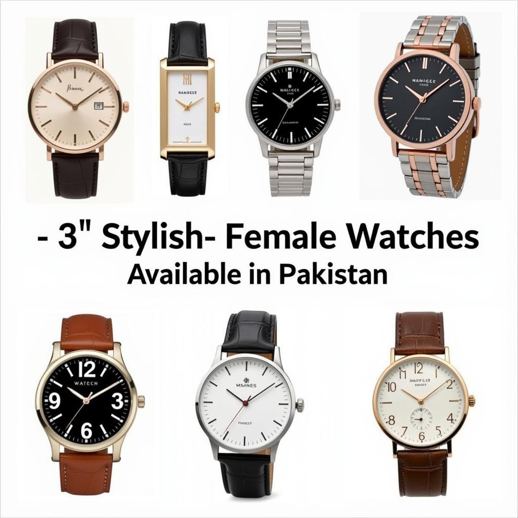 Stylish Female Watches Available in Pakistan