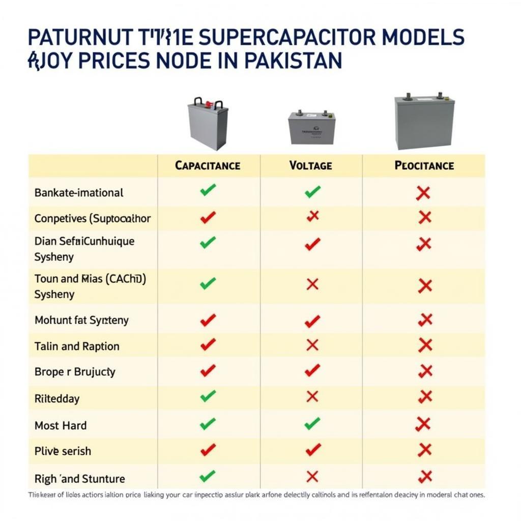 Supercapacitor price comparison in Pakistan