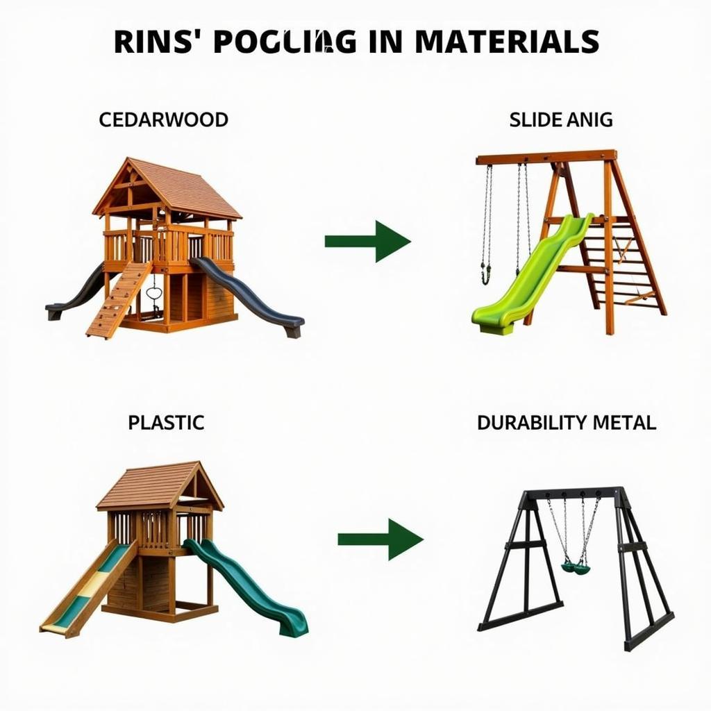 Swing and Slide Set Materials in Pakistan