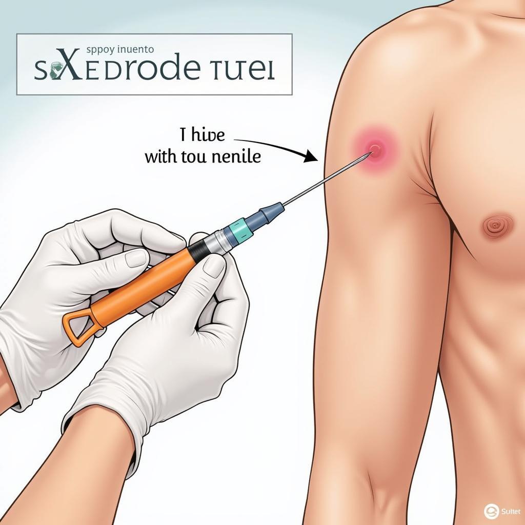 Administering a Testosterone Injection