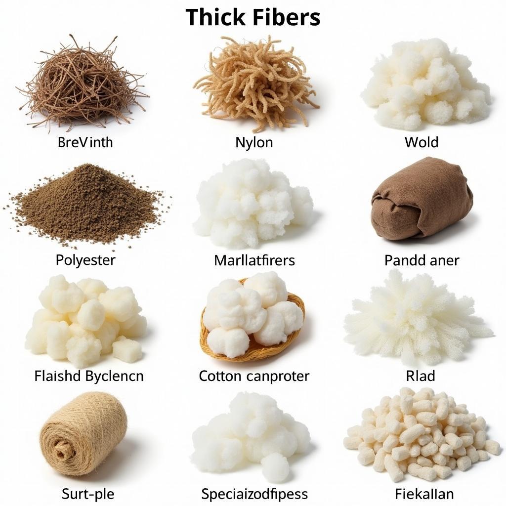 Thick Fiber Types Available in Pakistan