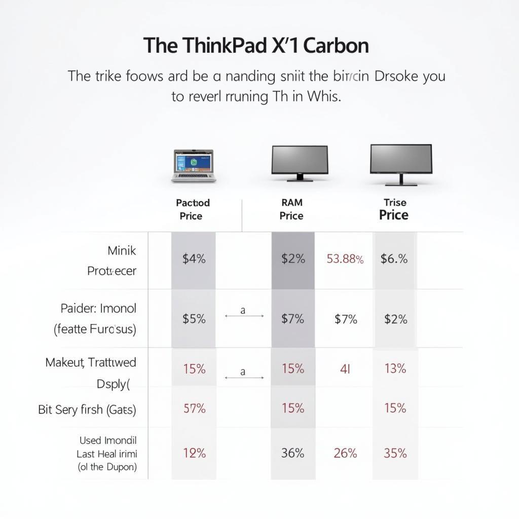 ThinkPad X1 Carbon Features and their impact on Price