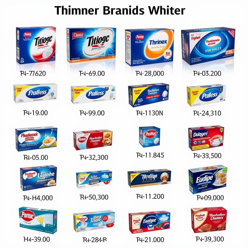 Thinner Prices in Pakistan: A Visual Guide