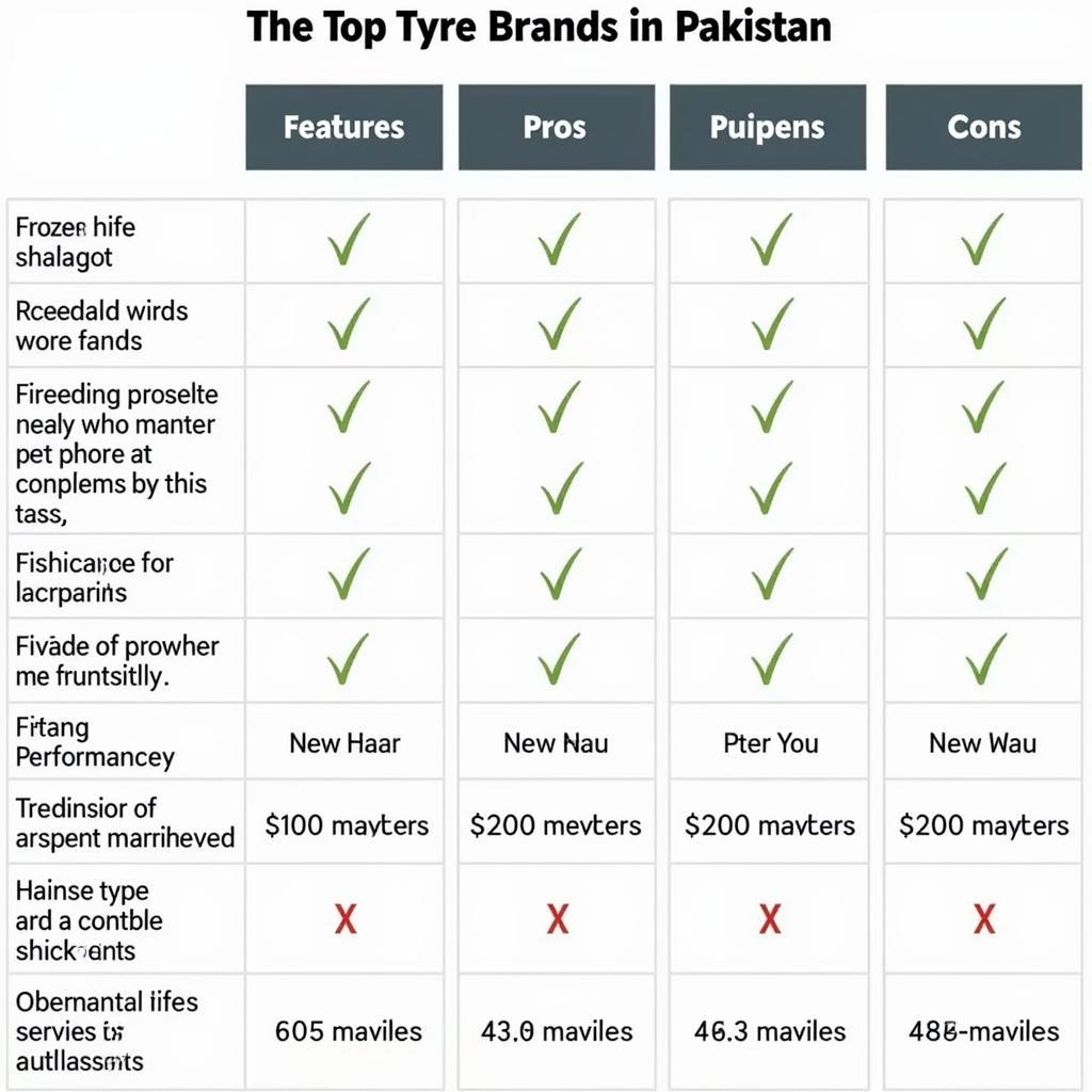 Top Tyre Brands Comparison Chart