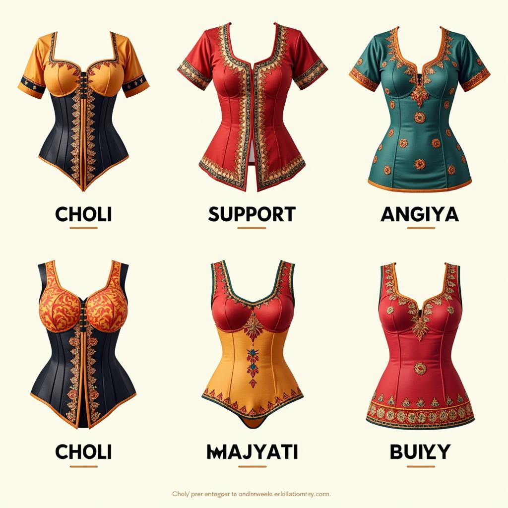 Traditional Pakistani Corset Styles