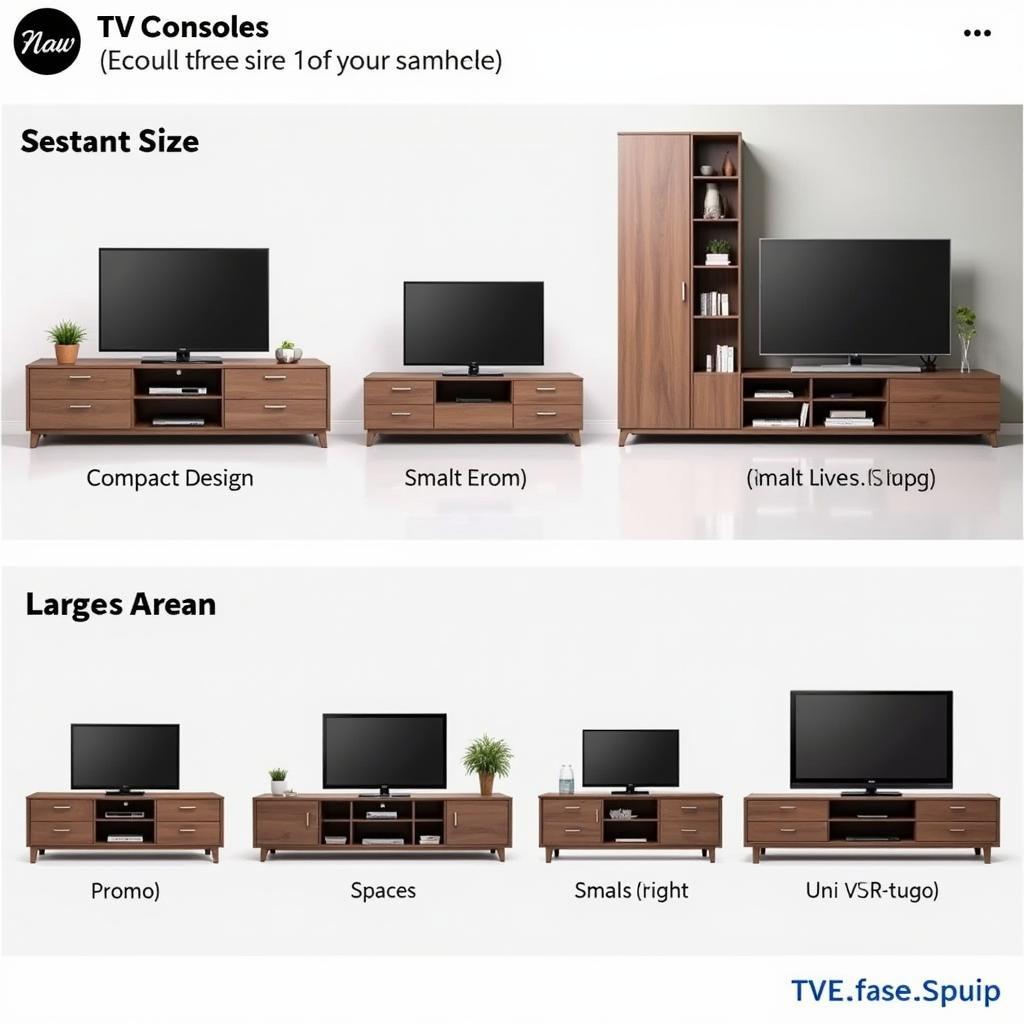 TV Console Sizes in Pakistan