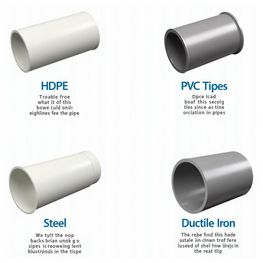 Different Types of Boring Pipes Available