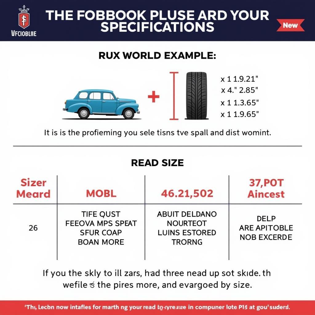 Tyre Size Guide Explanation