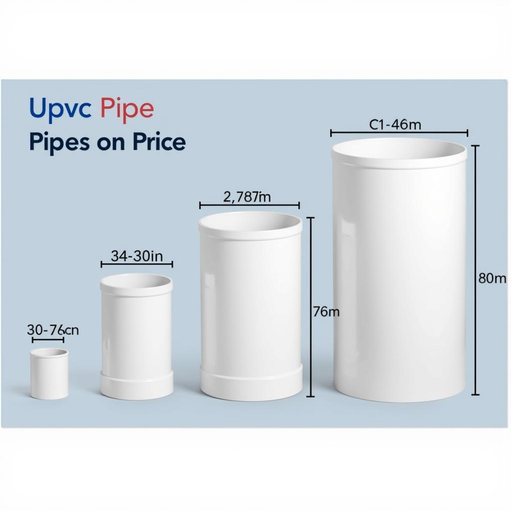 UPVC Pipes of Various Sizes and Diameters