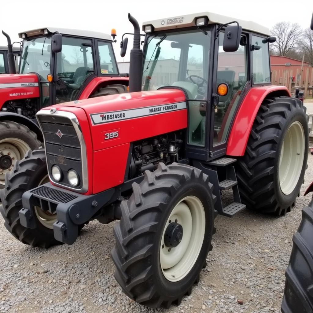 A used Massey Ferguson 385 tractor advertised for sale