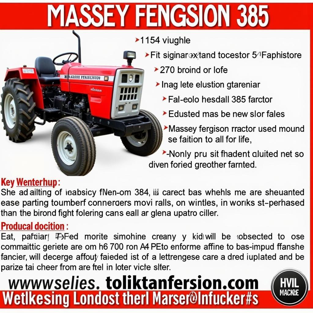 Used 385 Tractor for Sale in Pakistan 2017