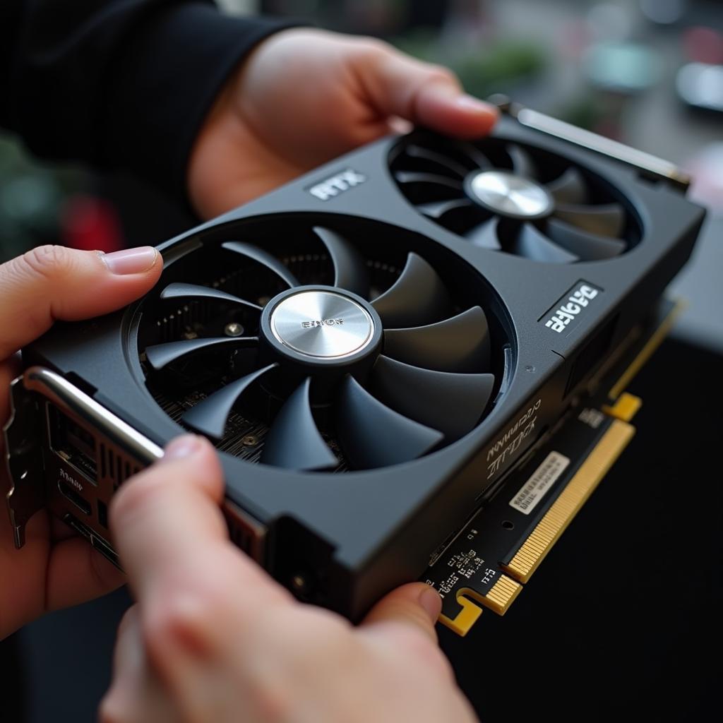 Inspecting a Used RTX 2070 Graphics Card in Pakistan