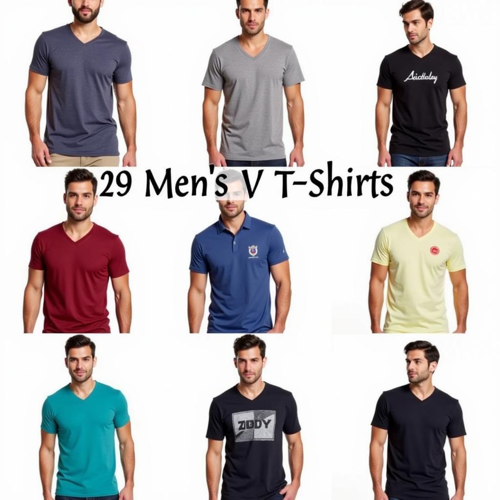 Men's V Neck T-Shirts in Pakistan