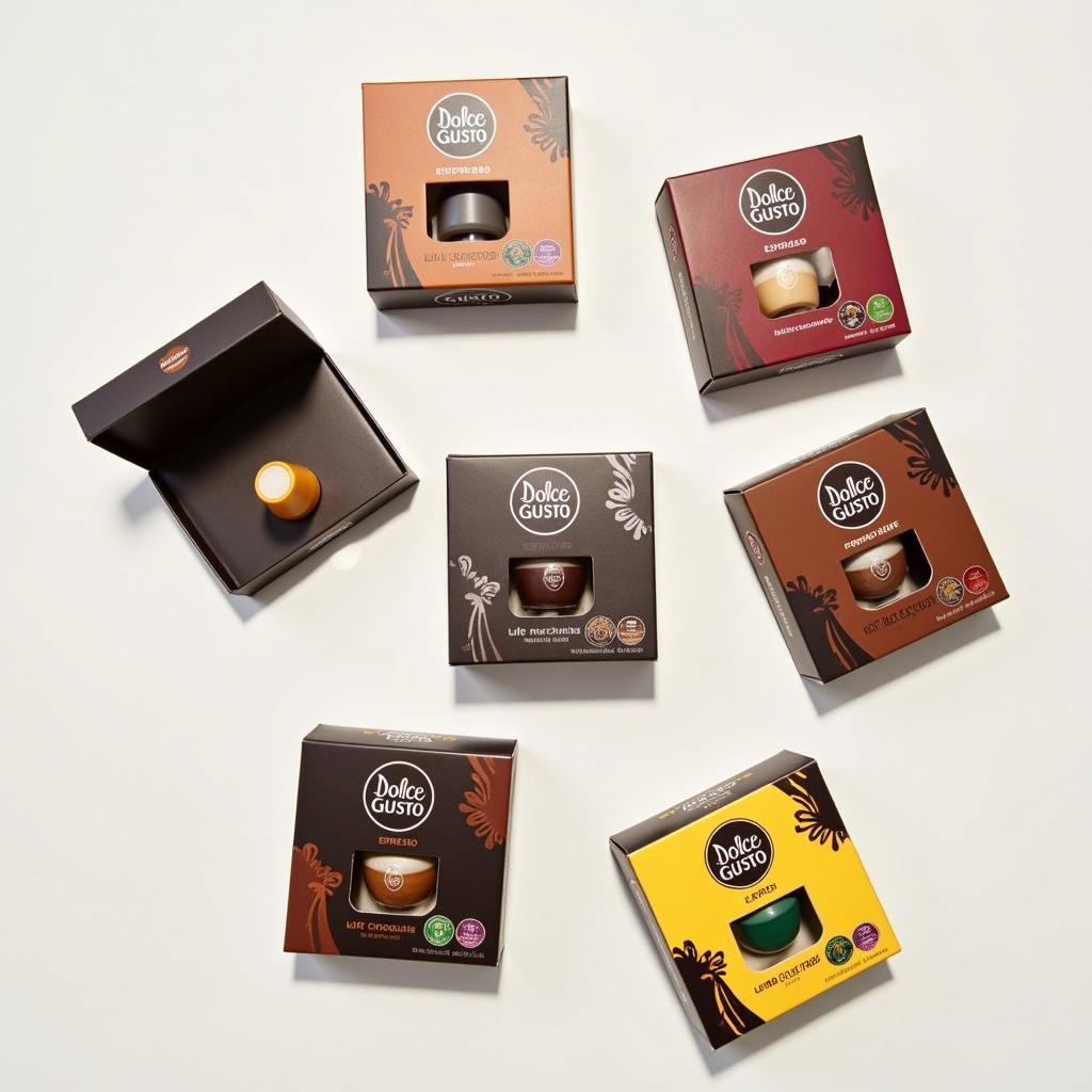 Variety of Dolce Gusto Pods Flavors