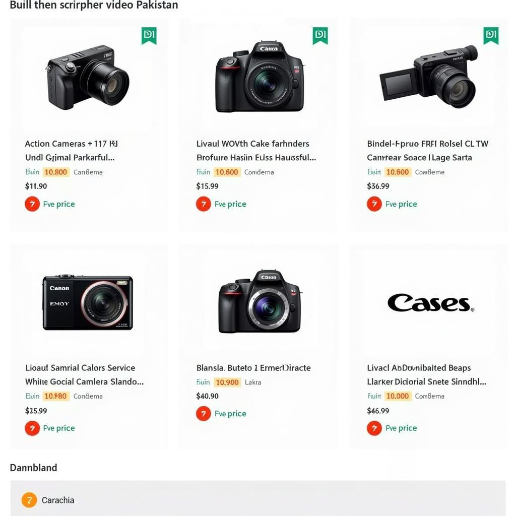 Video Camera Prices in Pakistan