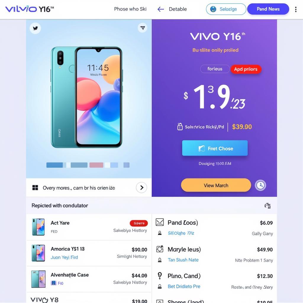 Vivo Y16 Price Comparison in Pakistan