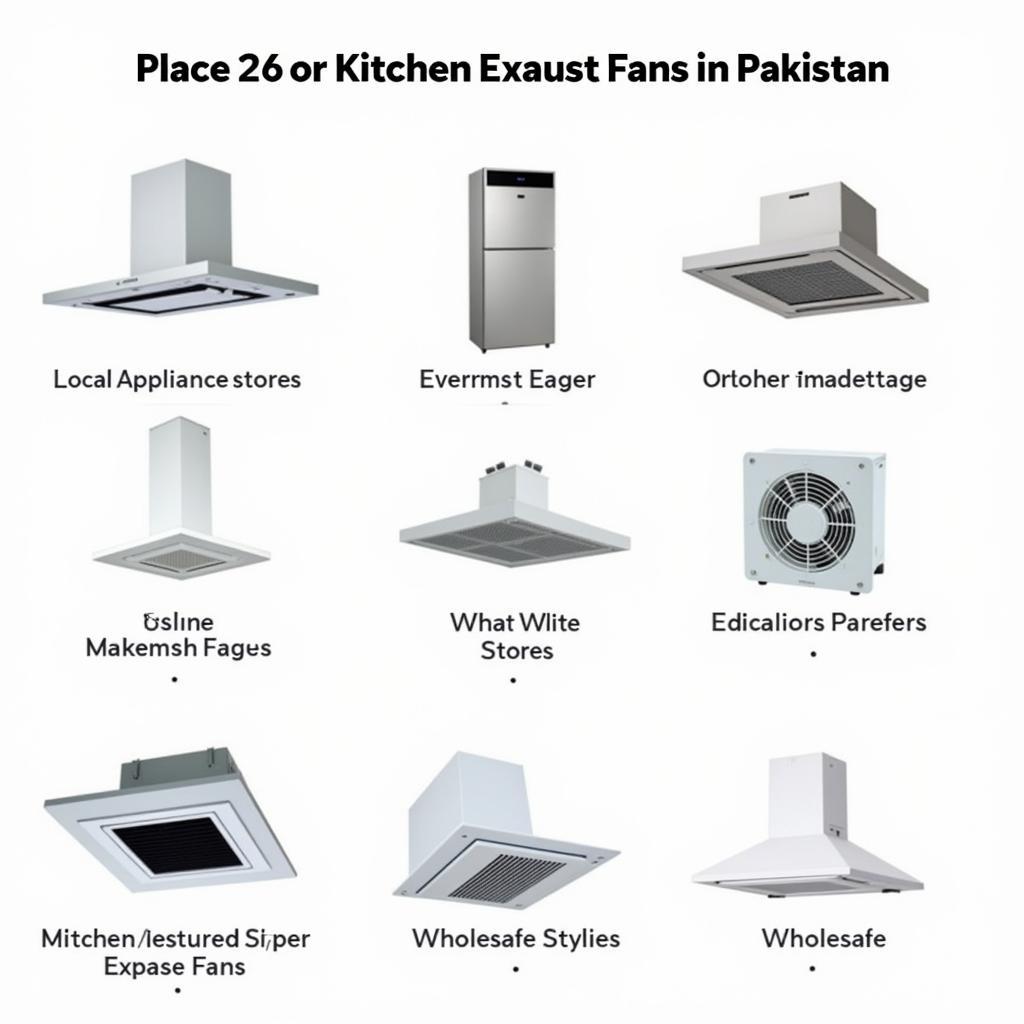 Where to Buy Kitchen Exhaust Fans in Pakistan