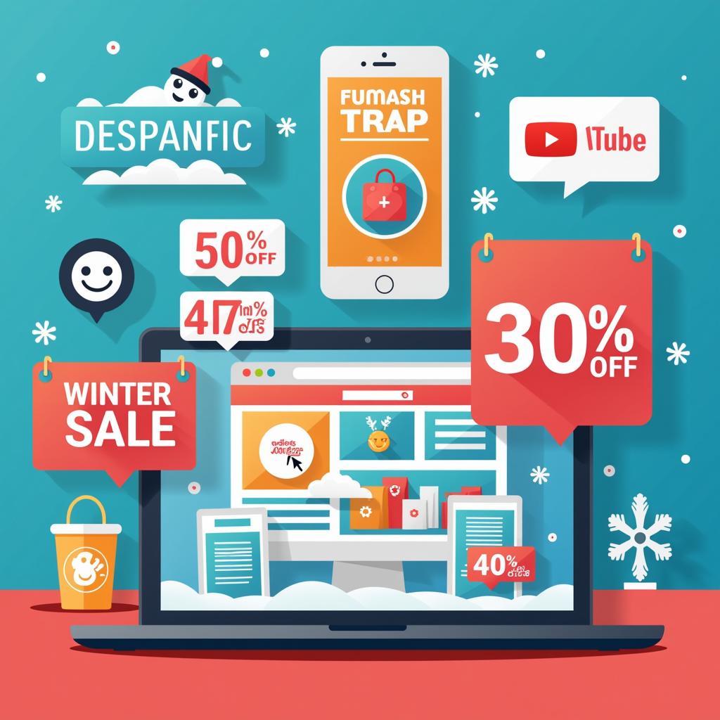 Online shopping platforms offering winter clearance sales in Pakistan