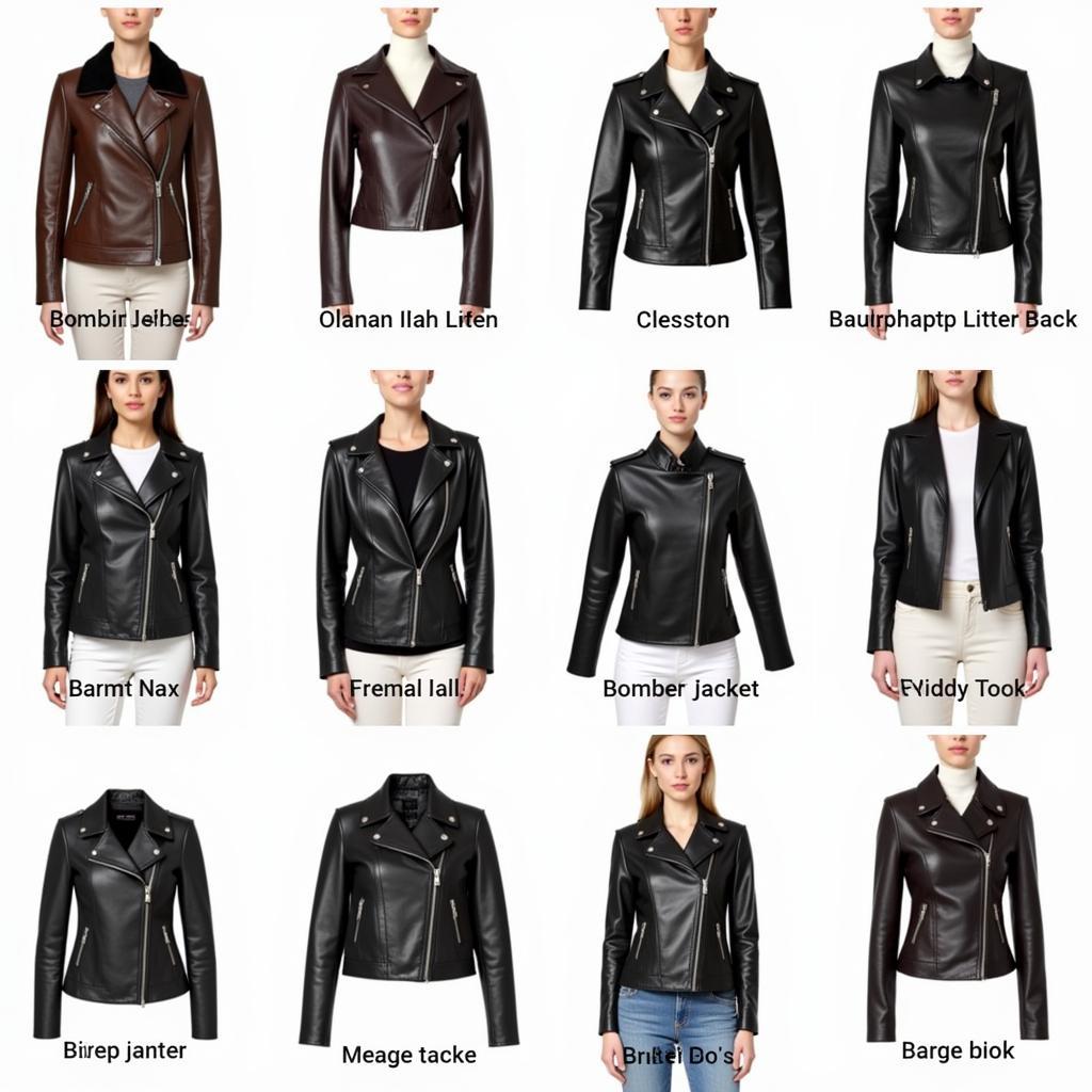 Different Styles of Women's Leather Jackets in Pakistan