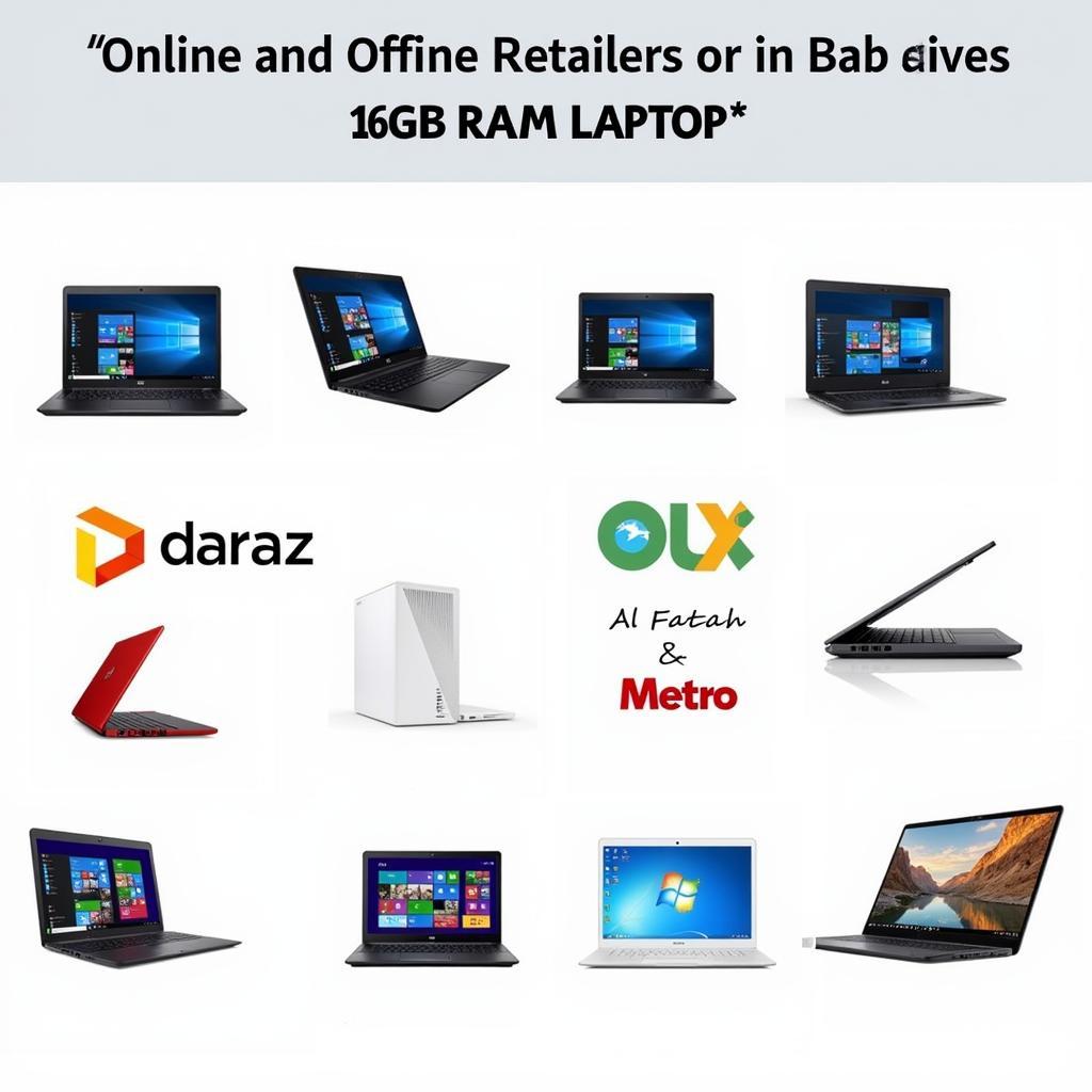 16GB RAM Laptop Retailers in Pakistan: Online and Offline Options