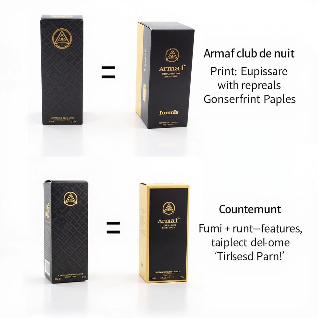 Authentic Armaf Club de Nuit Packaging Authentication