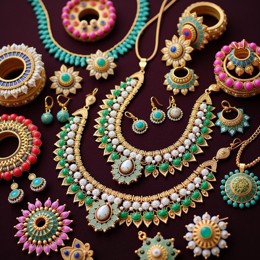 Showcase of intricate Pakistani artificial jewellery designs