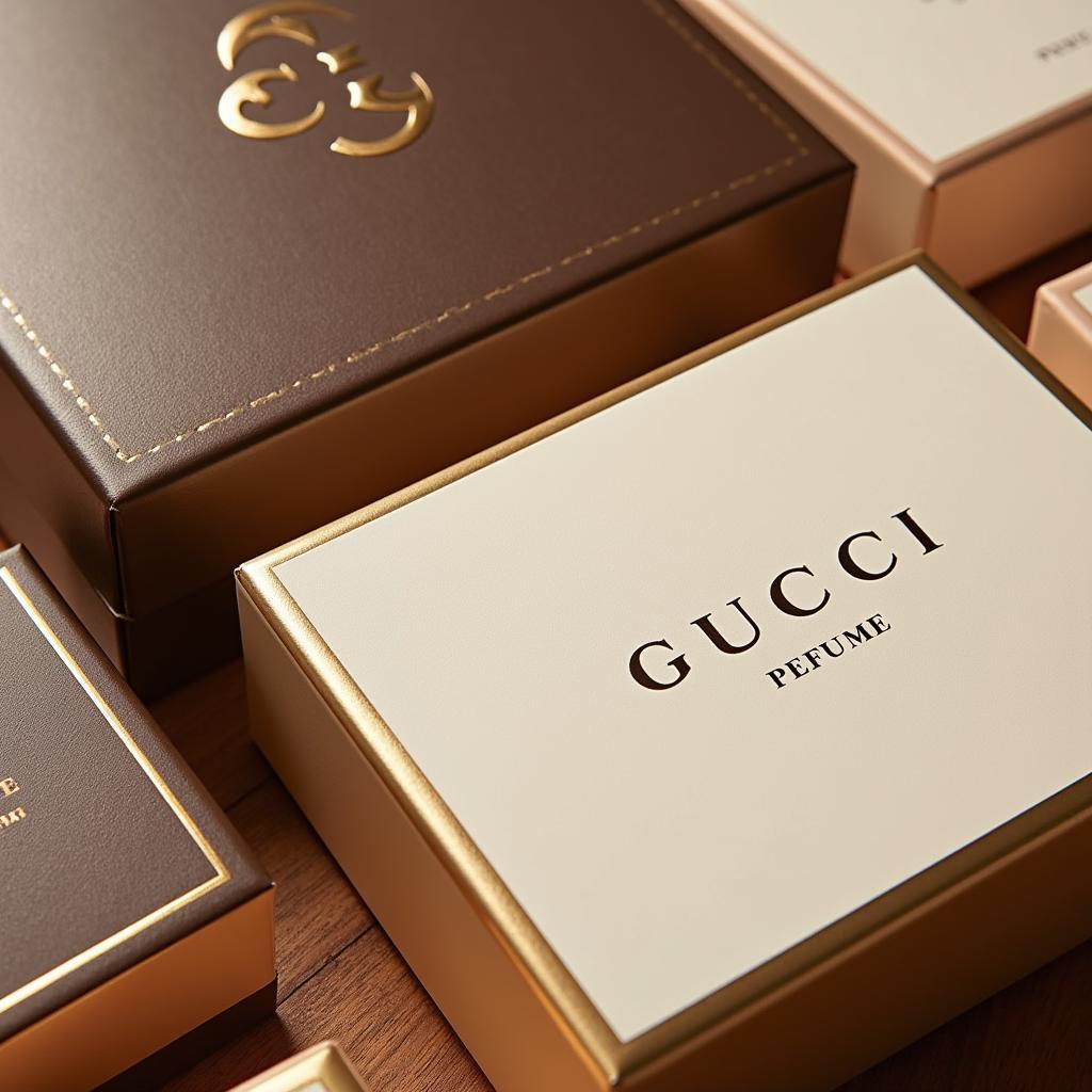 Authentic Gucci Perfume Packaging