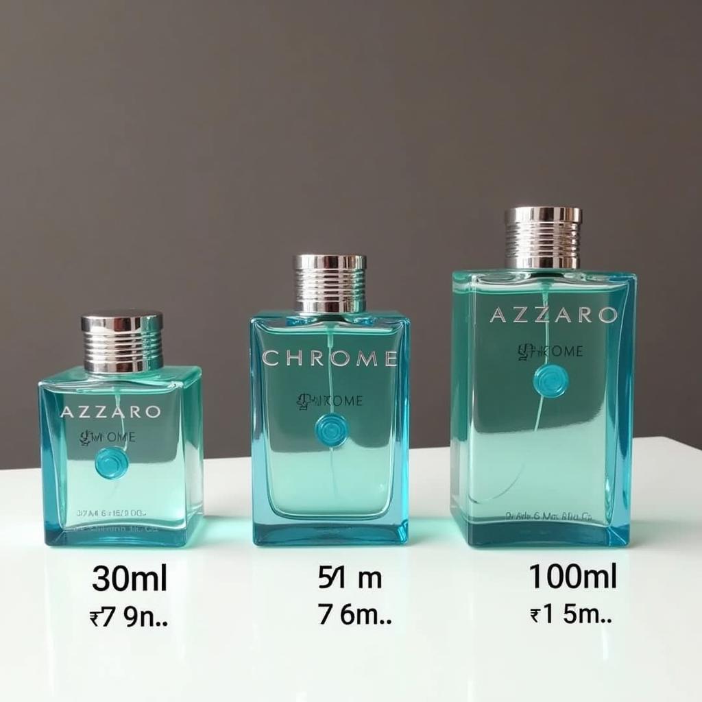 Azzaro Chrome Perfume in Different Sizes