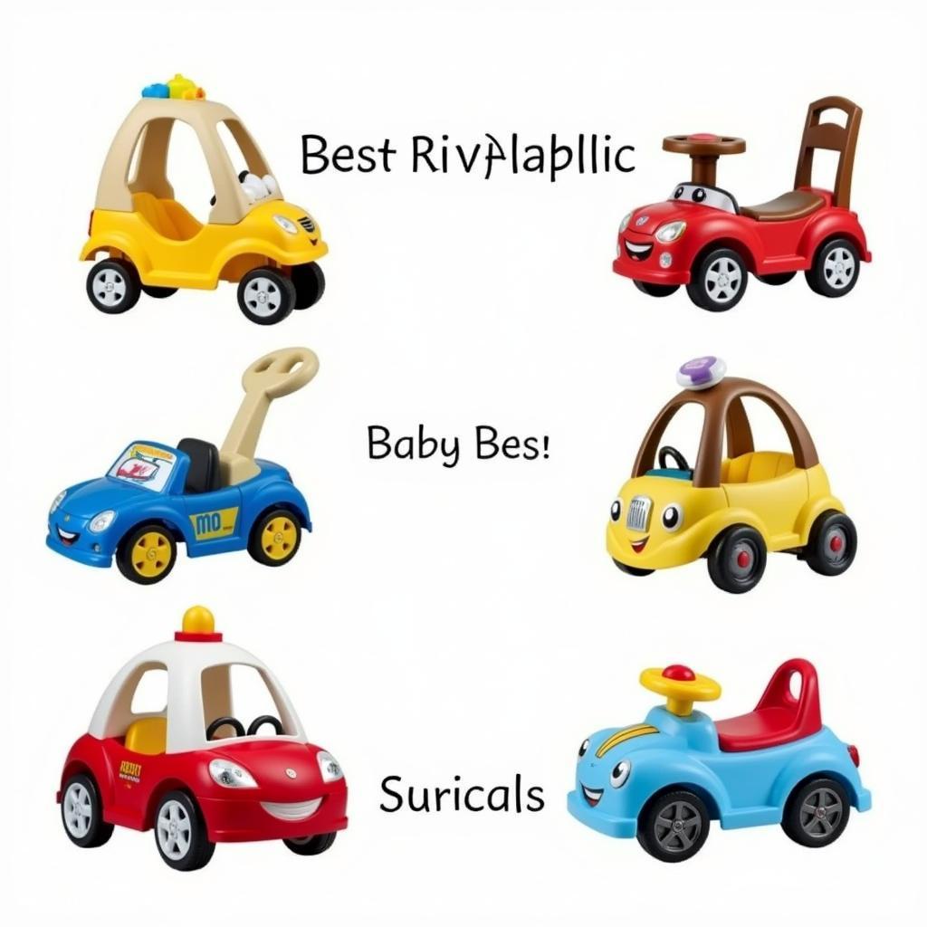 Variety of Baby Toy Cars