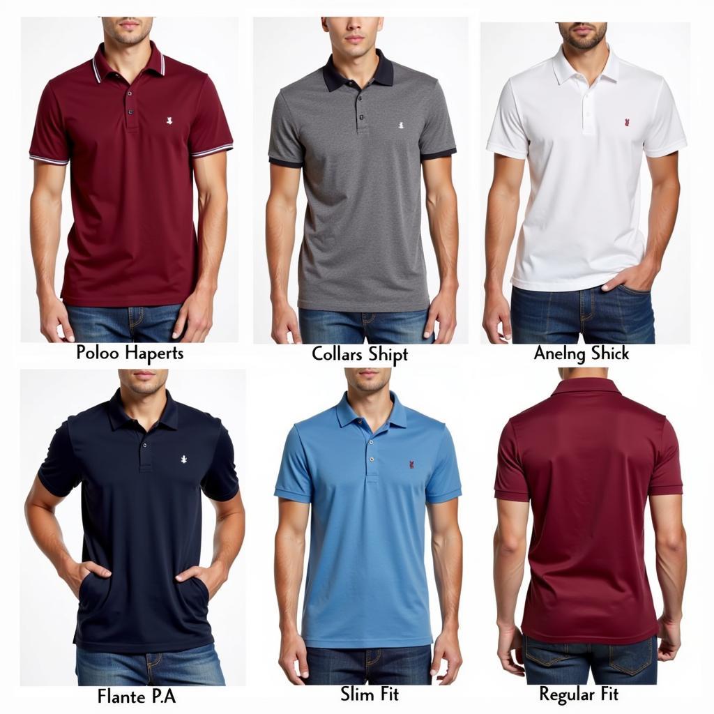 Men wearing different styles of polo shirts from popular brands in Pakistan