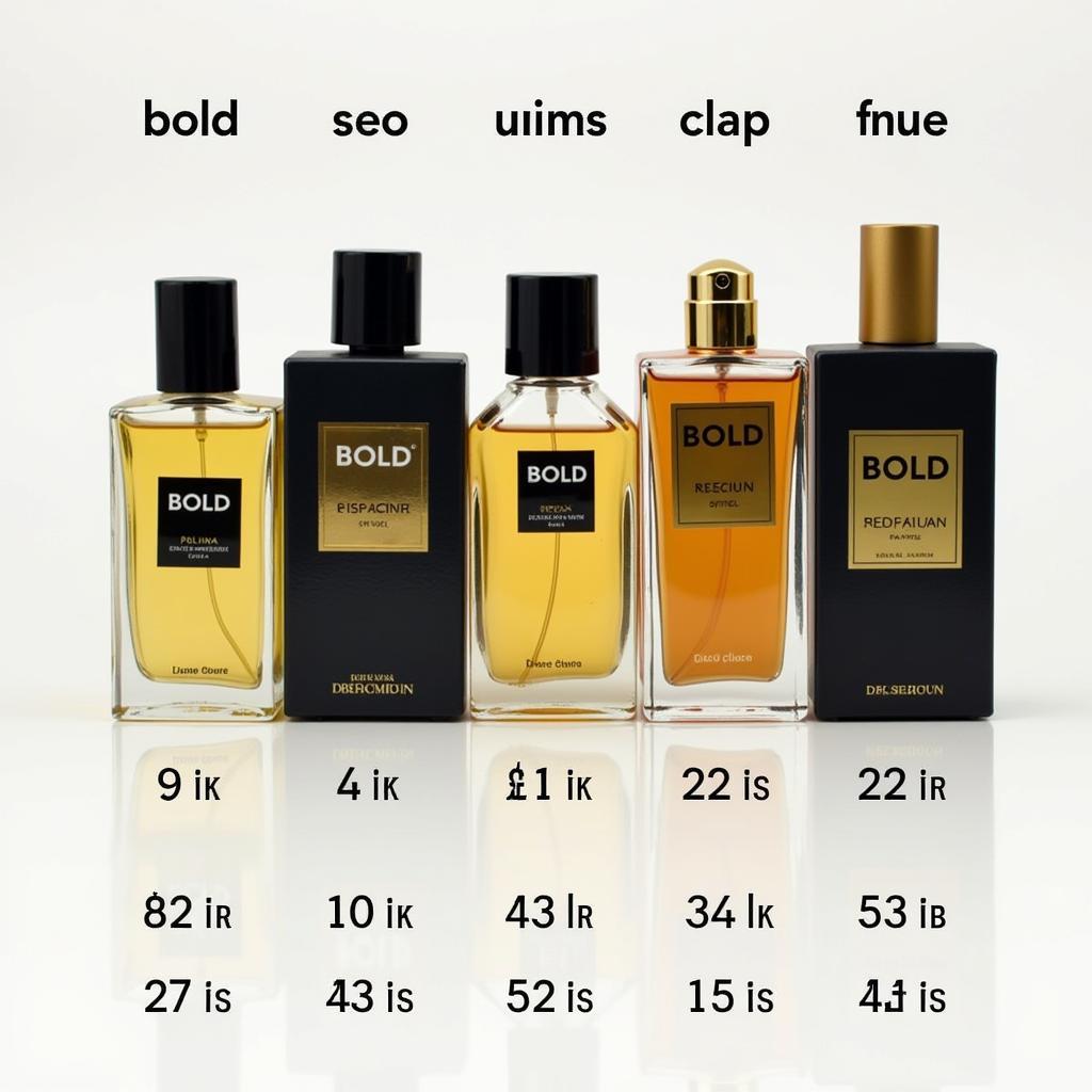 Bold Perfume Variants Available in Pakistan