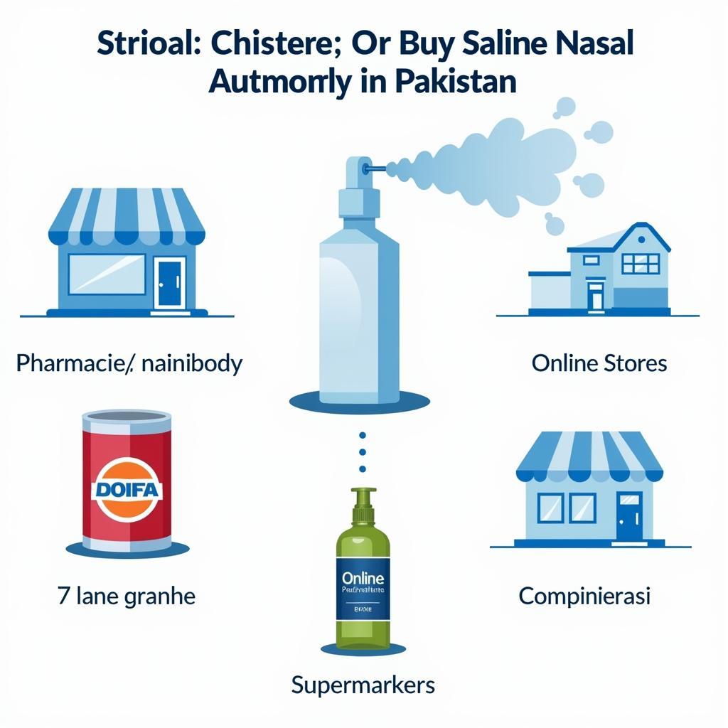 Buying saline nasal spray in Pakistan