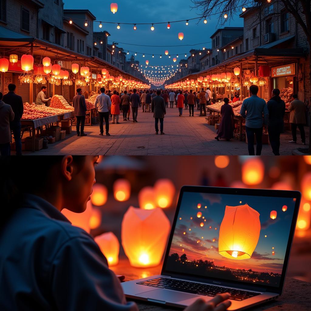 Buying Sky Lanterns in Pakistan