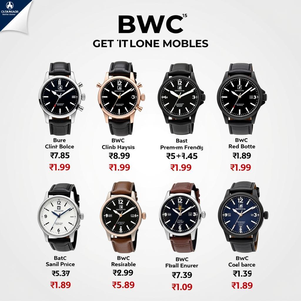 BWC Watches Price Range in Pakistan