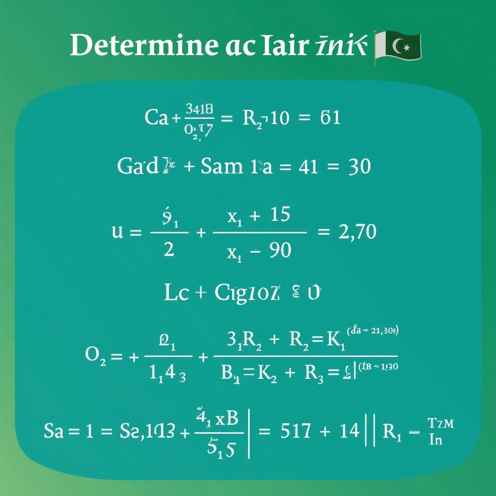 Calculating Tail Rate in Pakistan