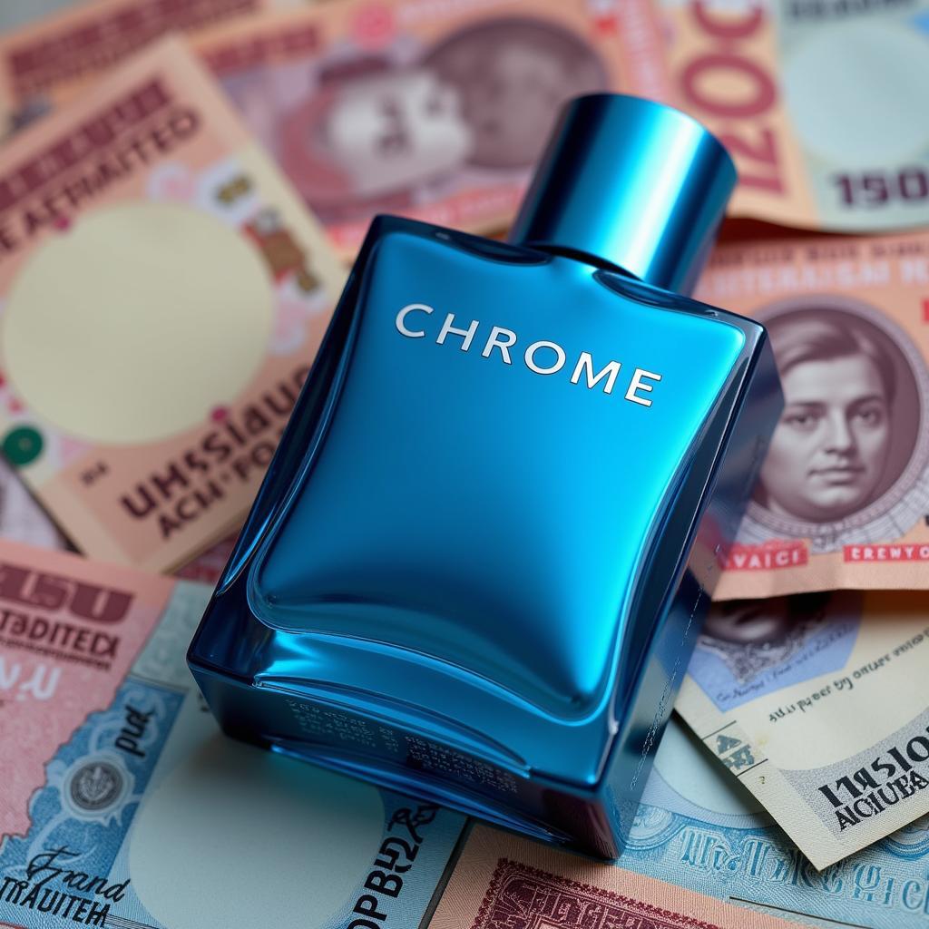 Chrome Perfume Bottle in Pakistan