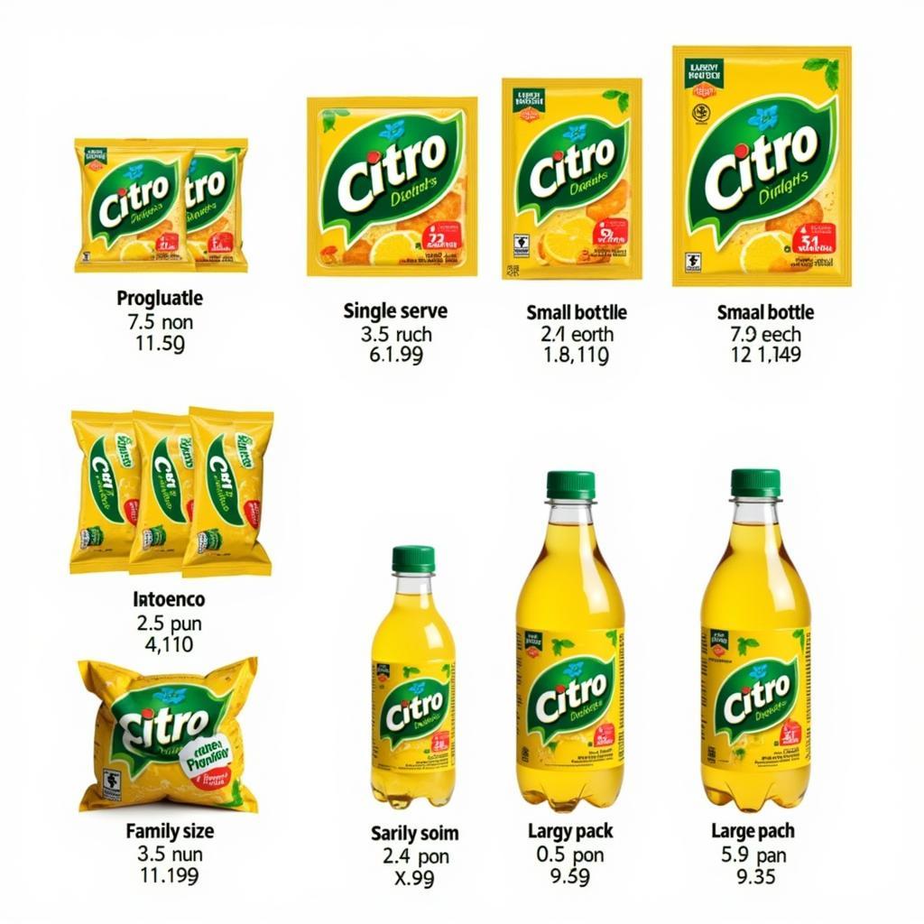 Different Citro Soda Packaging Options Available in Pakistan