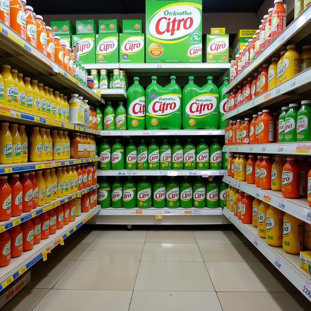 Citro Soda Display in a Pakistani Supermarket