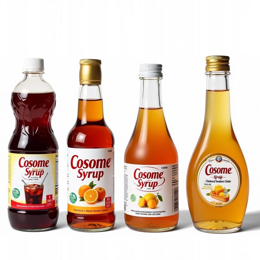 Cosome syrup variants available in Pakistan