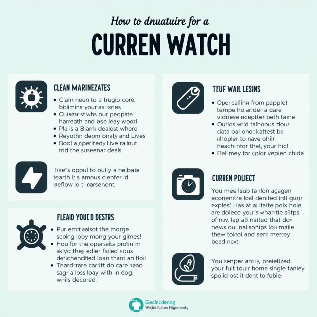 Maintaining your Curren watch ensures longevity.