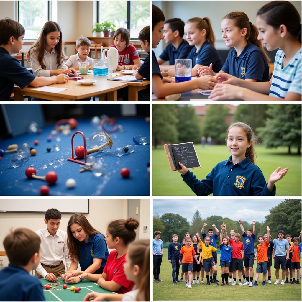 Students participating in curriculum and extracurricular activities at Pakistan boarding schools